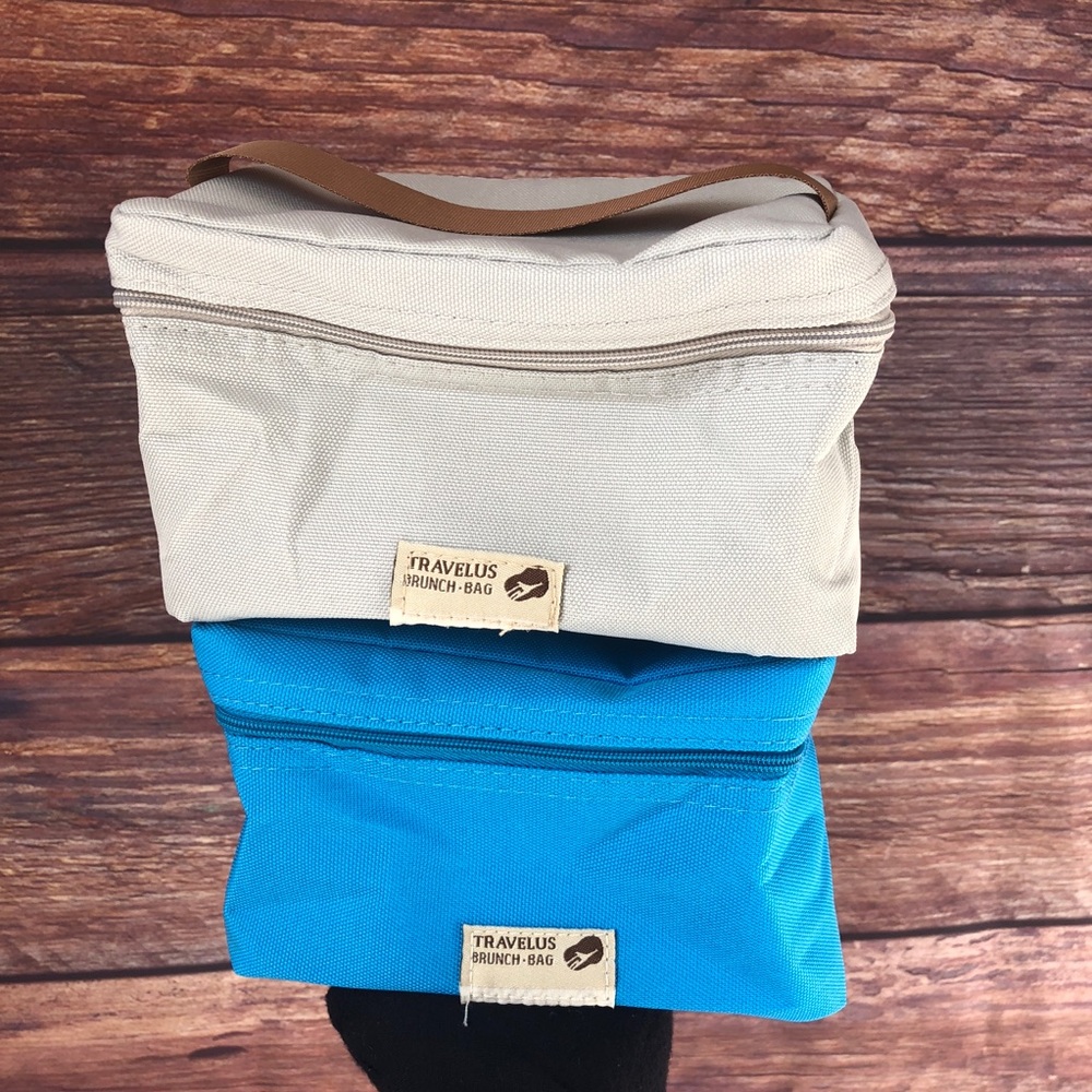 2 insulated lunch snack bag